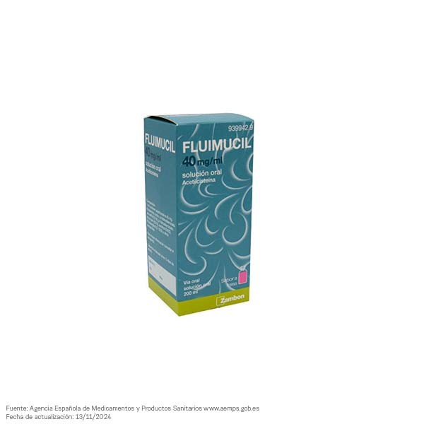 FLUIMUCIL 40mgml SOLUCION ORAL 1 frasco de 200 ml