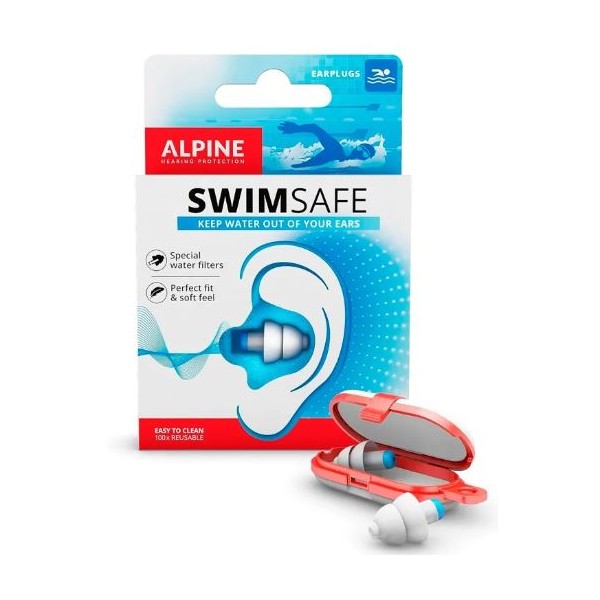 FILTRO AUDITIVO SWIMSAFE ALPINE 2 UNIDADES