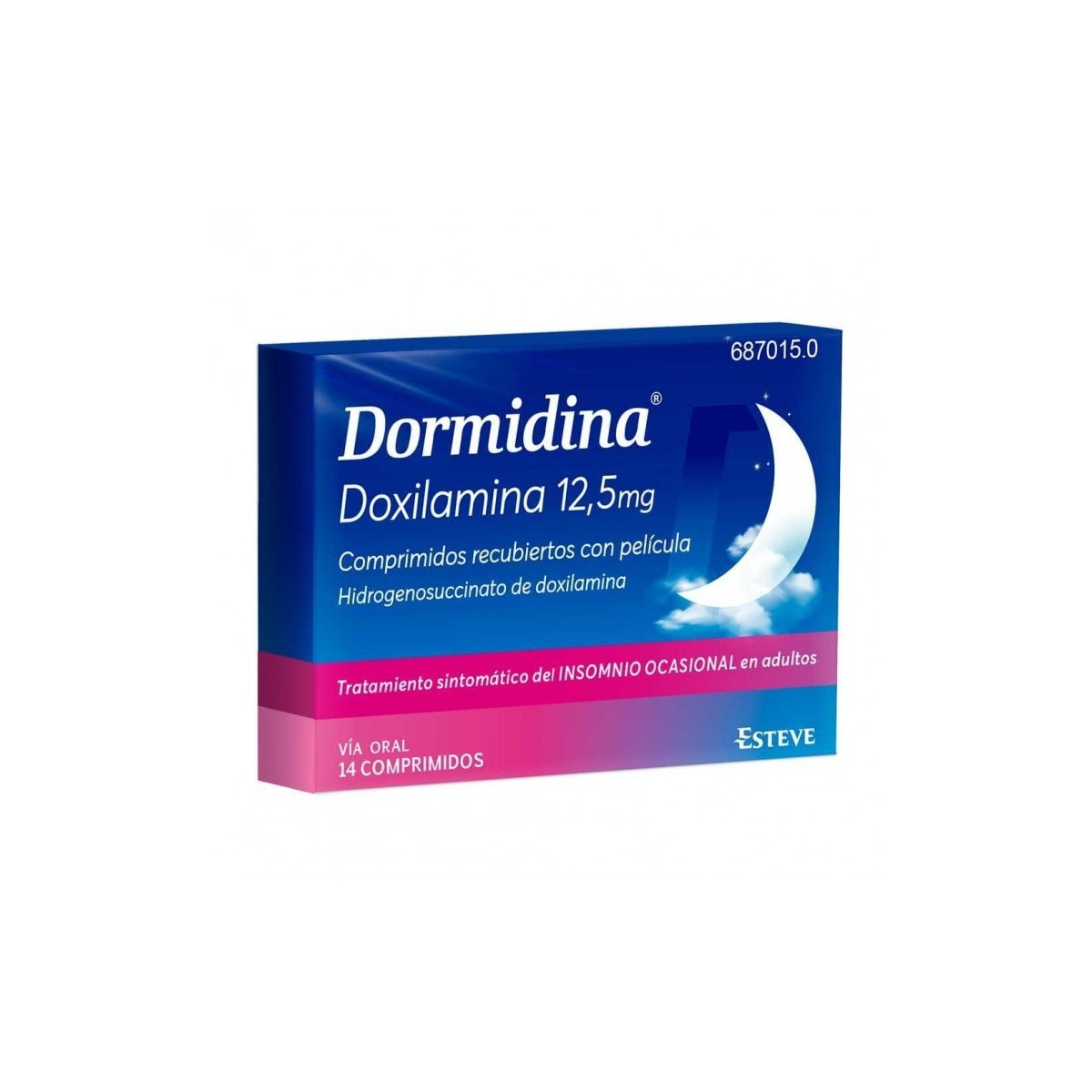 DORMIDINA DOXILAMINA 125 mg COMPRIMIDOS...