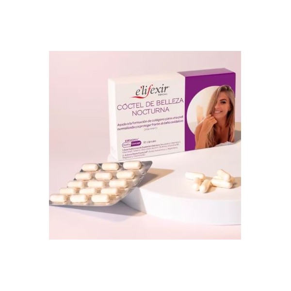 E`LIFEXIR ESENCIAL COCTEL BELLEZA NOCTURNO 30 CAPSULAS