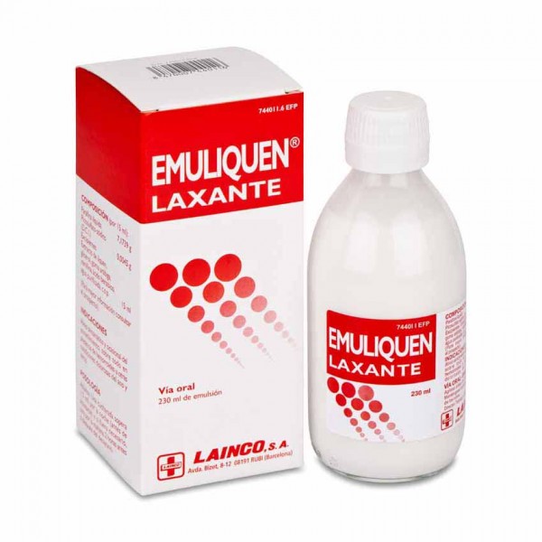 EMULIQUEN LAXANTE 47826 mgml  03 mgml EMULSION ORAL 1...