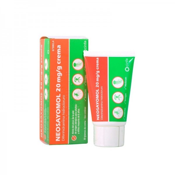 NEOSAYOMOL 20 mg g CREMA 1 tubo de 30 g