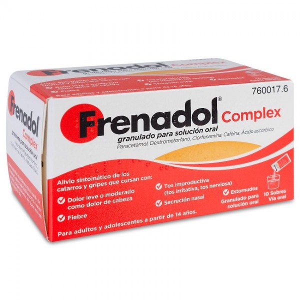 FRENADOL COMPLEX GRANULADO PARA SOLUCION ORAL 10 sobres