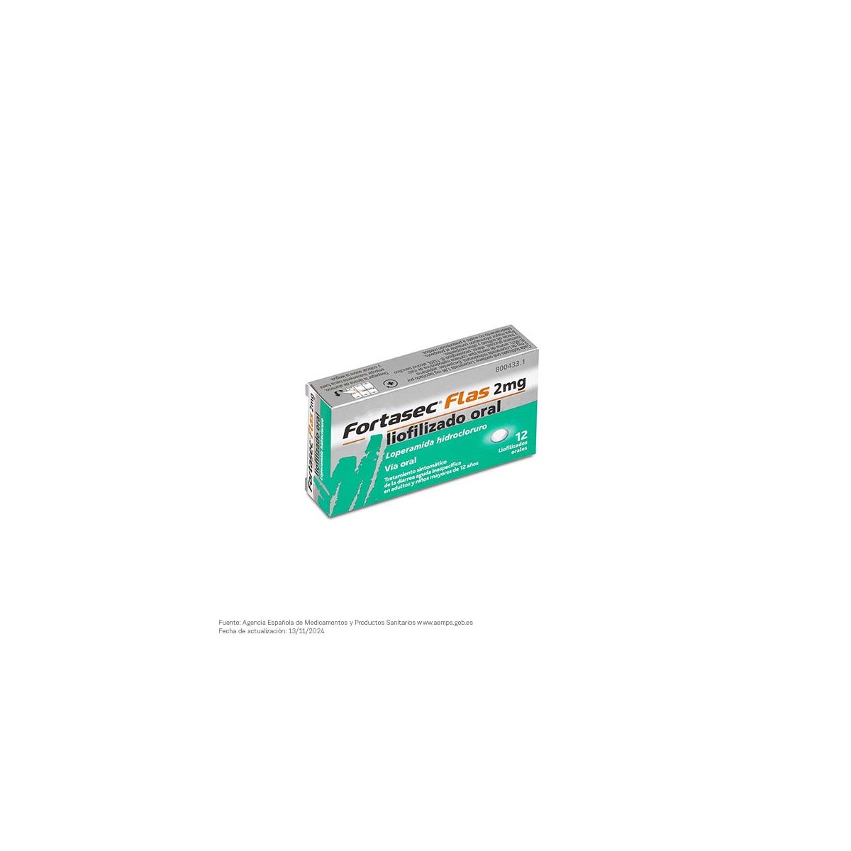 FORTASEC FLAS 2 mg 12 COMPRIMIDOS LIOFILIZADOS...