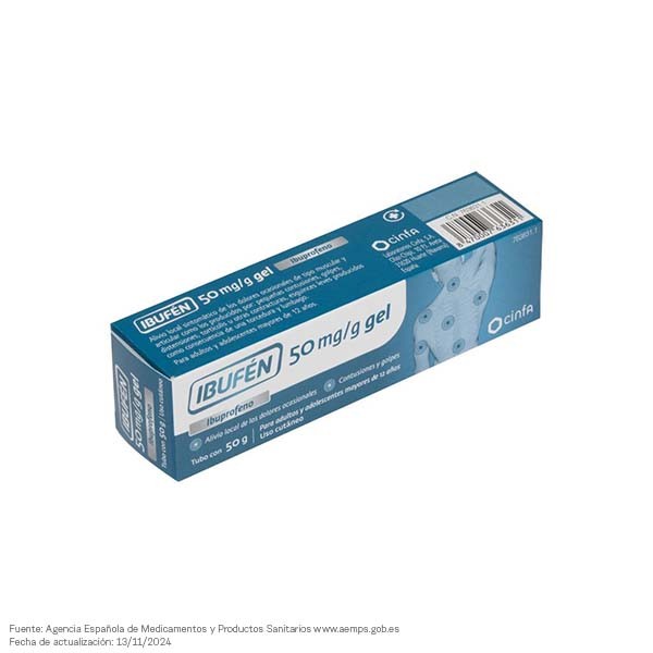 IBUFEN 50 mgg GEL 1 tubo de 50 g