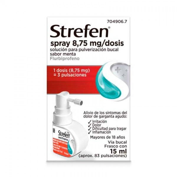 STREFEN SPRAY 875 MGDOSIS SOLUCION PARA PULVERIZACION...