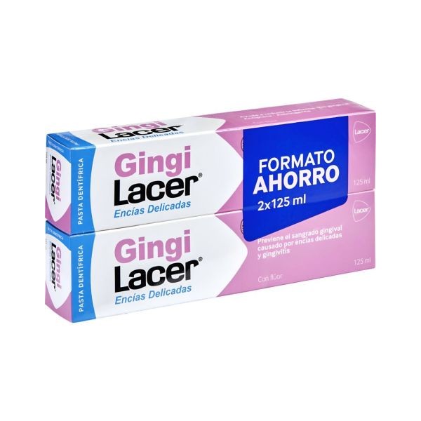 GINGILACER ENCIAS DELICADAS PASTA DENTRIFICA 2 X 125 ML