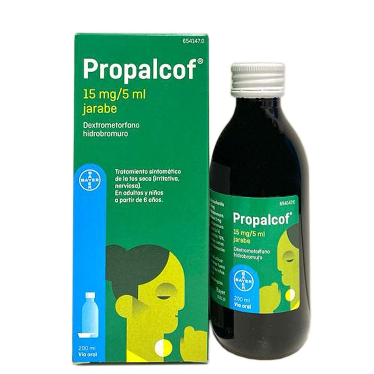 PROPALCOF 15 mg5 ml JARABE 1 frasco de 200 ml