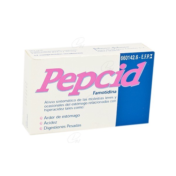 PEPCID 10 mg COMPRIMIDOS RECUBIERTOS 12 comprimidos