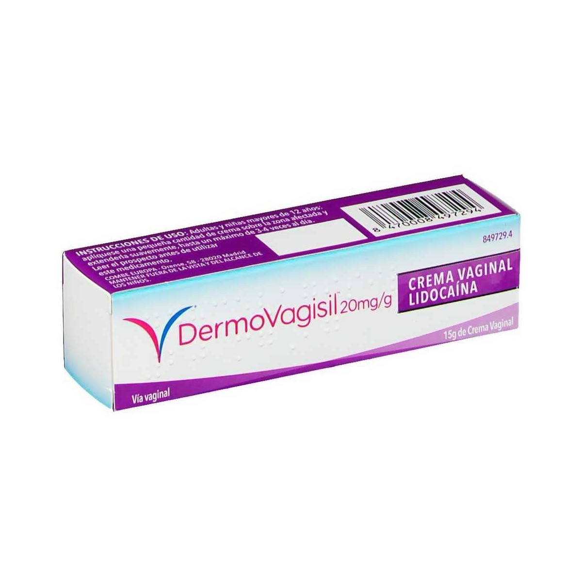 DERMOVAGISIL 20mgg CREMA VAGINAL 1 tubo de 15 g