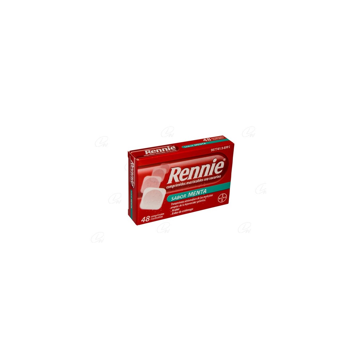 RENNIE  COMPRIMIDOS MASTICABLES CON SACARINA 48...