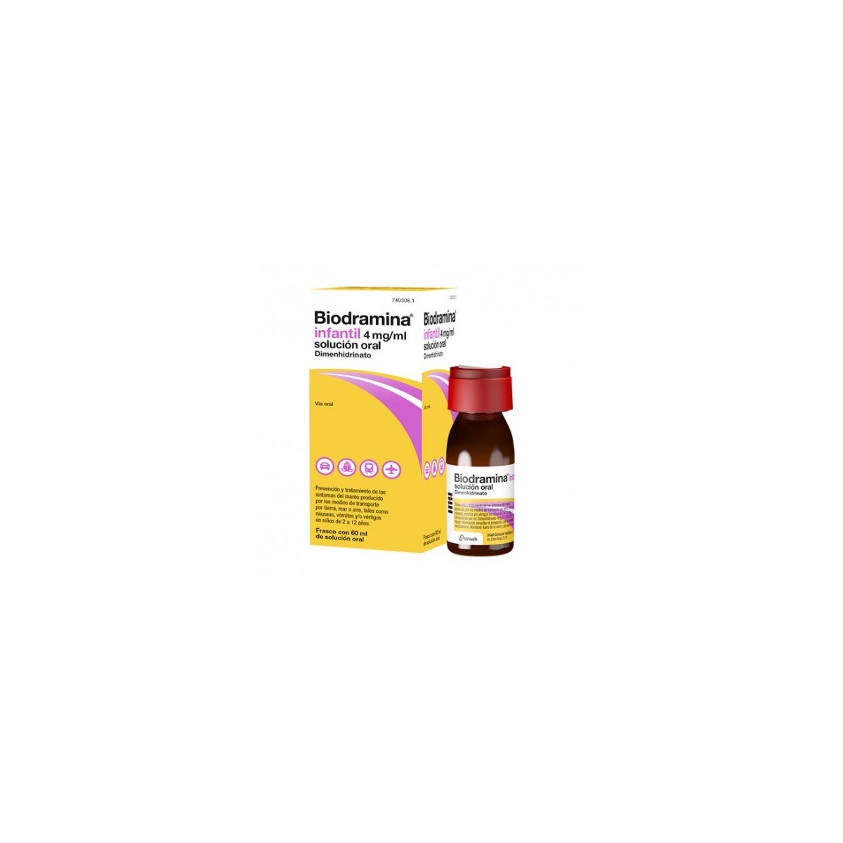 BIODRAMINA  INFANTIL 4 mgml SOLUCION ORAL 1...
