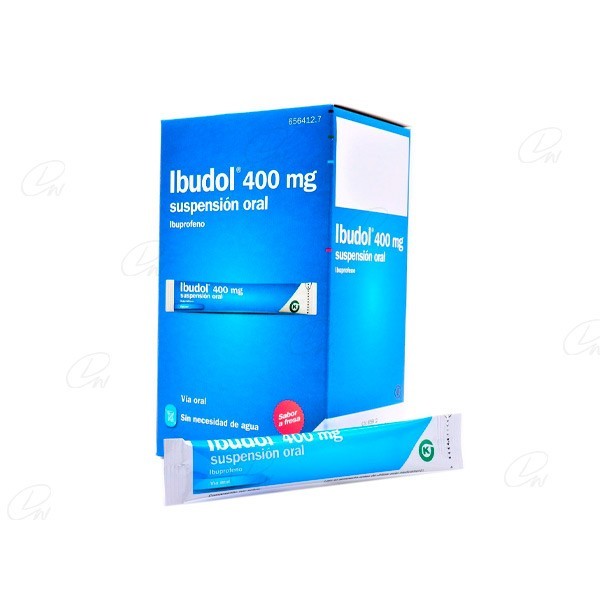 IBUDOL 400 MG SUSPENSION ORAL 20 sobres