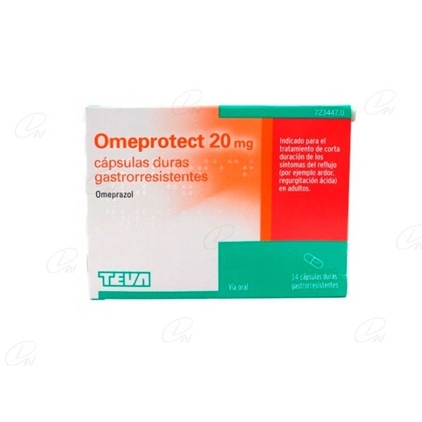 OMEPROTECT 20 MG 14 CAPSULAS GASTRORRESISTENTES BLISTER