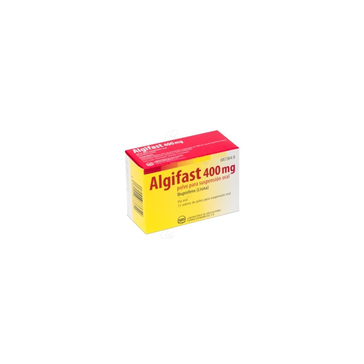 ALGIFAST 400 mg POLVO PARA SUSPENSION ORAL 12...