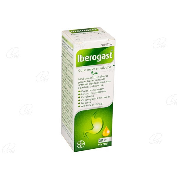 IBEROGAST GOTAS ORALES EN SOLUCION 1 frasco de 50 ml