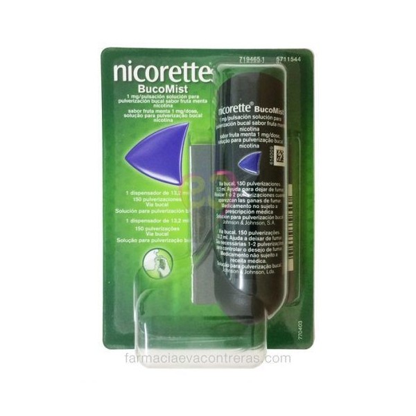 NICORETTE BUCOMIST 1 MGPULSACION SOLUCION PARA...