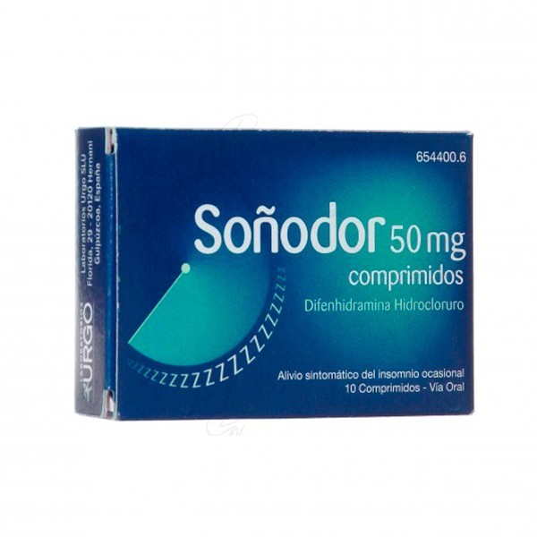 SOÑODOR 50 mg COMPRIMIDOS 10 comprimidos