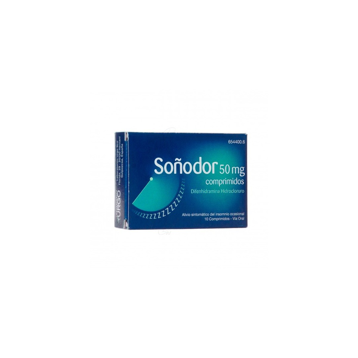 SOÑODOR 50 mg COMPRIMIDOS 10 comprimidos