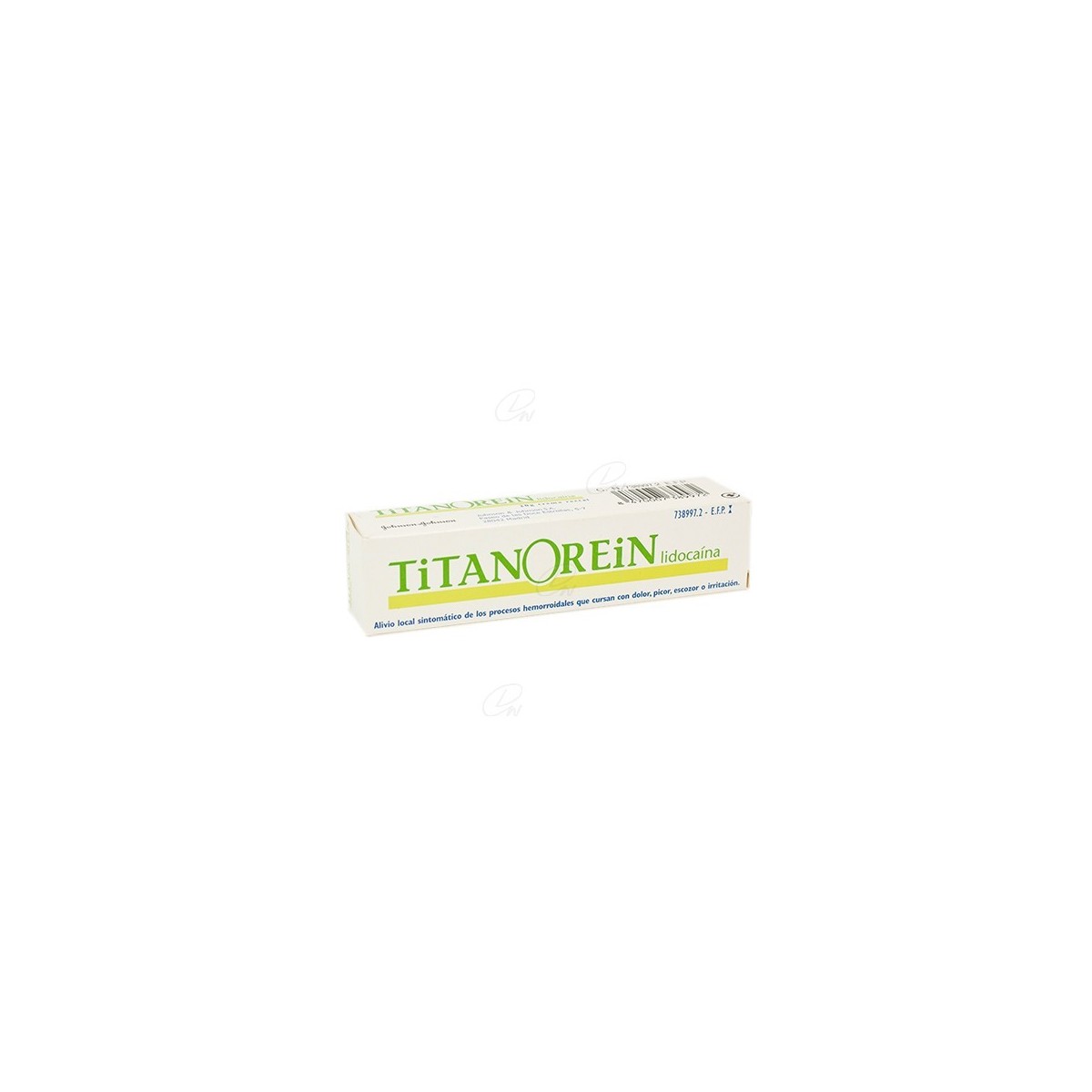 TITANOREIN LIDOCAINA CREMA RECTAL 1 tubo de 20 g